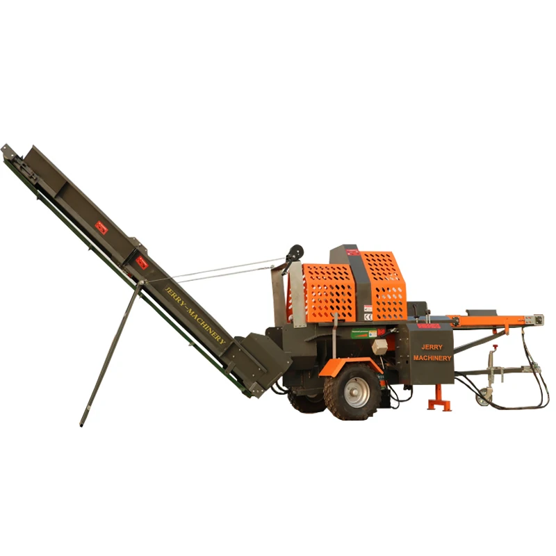 Hydraulic Firewood Processor Machine Log Splitter Wood Cutting Machine For Sale