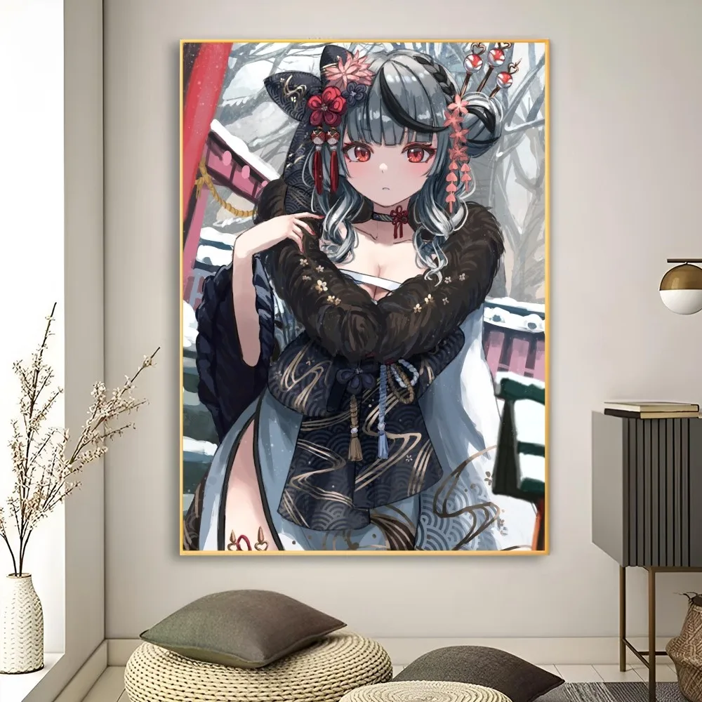 H-Hololive sakaaa Хлоя плакат наклейки фотография Декор игровая комната подарки Kawaii HD