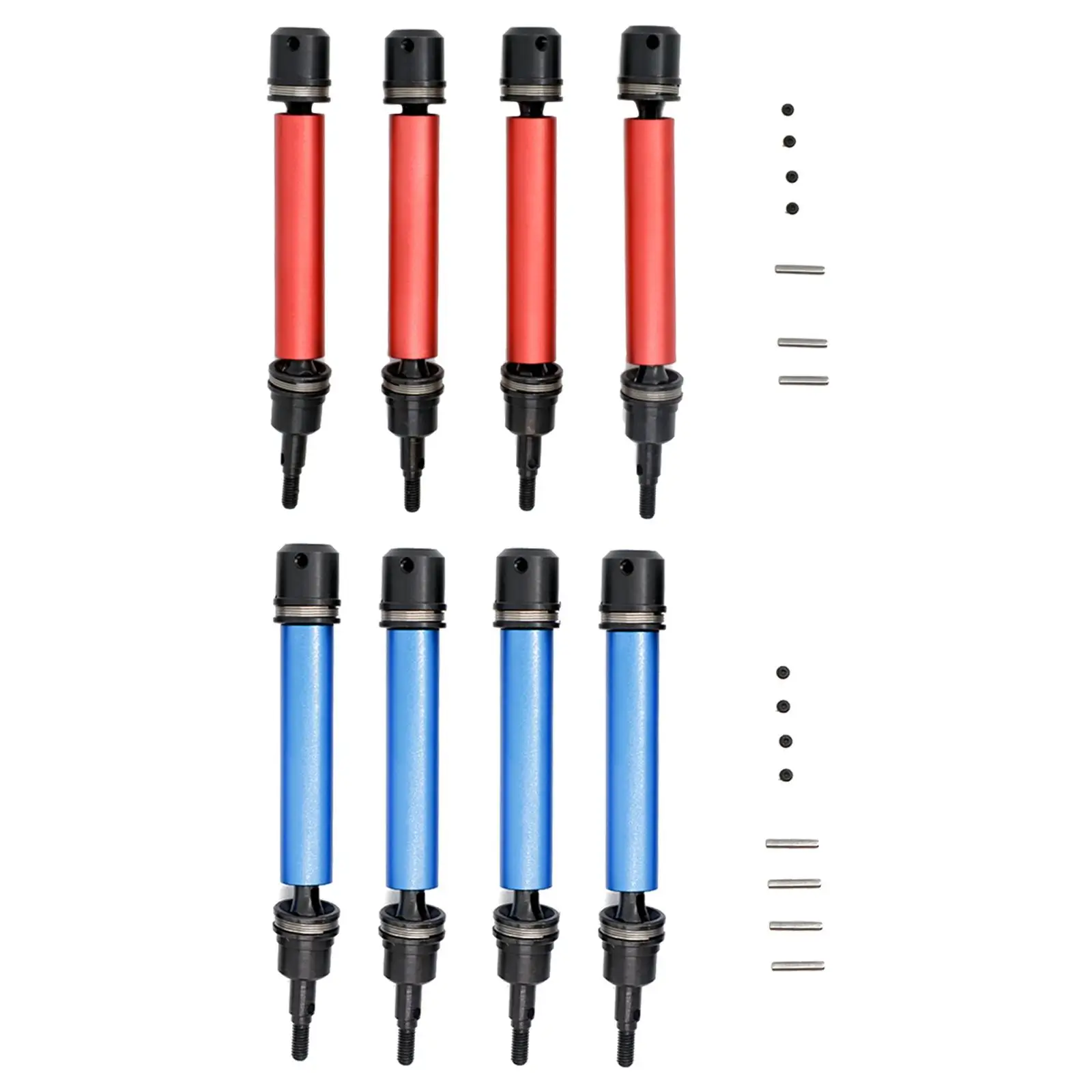 

4Pcs Rear Driveshaft Kit RC for Arrma Senton Typhon Granite Bigrock Vorteks 1/10 RC Model Car Replacements Modification