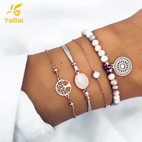 trendy woman jewelry 2022 bracelet for women girls beaded bracelet sports leisure jewelry sets couples gifts free shipping items
