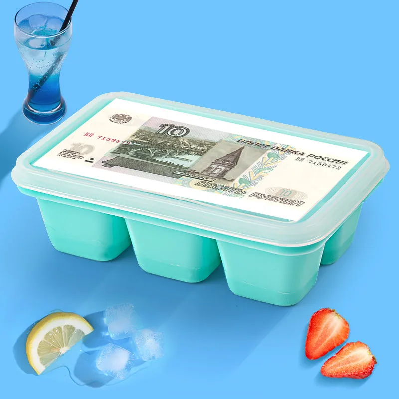 

RUB 10 Front Bar Party Kitchen Ice Cube Square Mould Kitchen Bar Accessories Supplies Chocolate Mold eid mubarak תבניות סיליקון