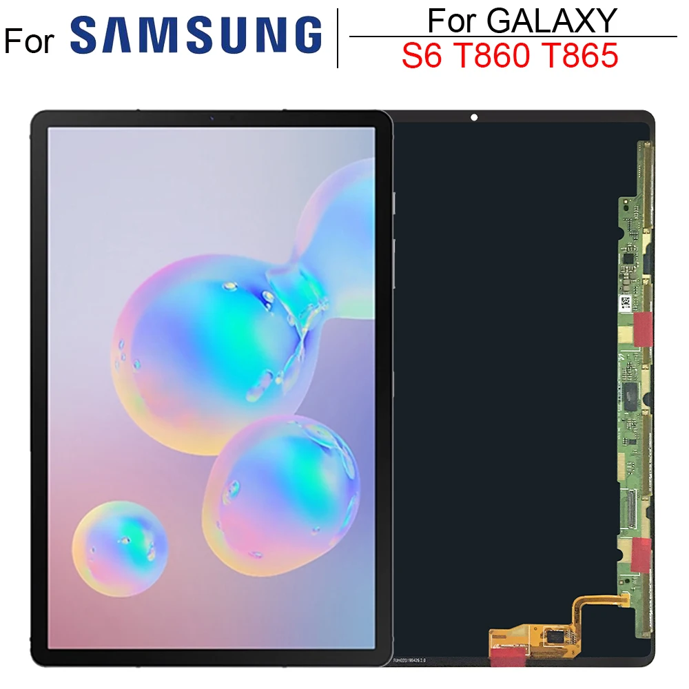 

New LCDS For Samsung Galaxy Tab S6 10.5" T860 T865 2019 LCD Display + Touch Screen Digitizer Assembly