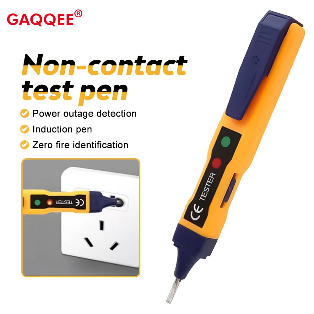 

AC 12-1000V Voltage Detector Pen Tester Non-contact Inductive Test Pencil Fire Neutral Continuity Adjustable Sound Light Alarm