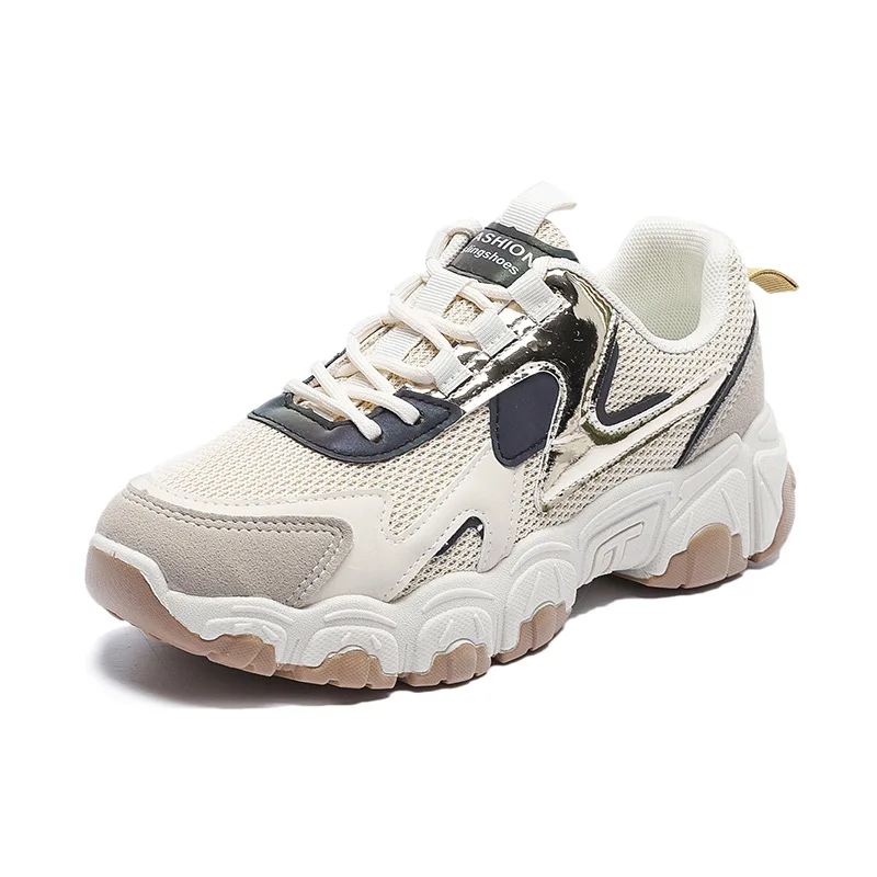 Air Mesh Running Sneakers Women Vulcanize Shoes New Female Increase Casual Ladies Shoes Tenis Feminino Walking Sneaker Female