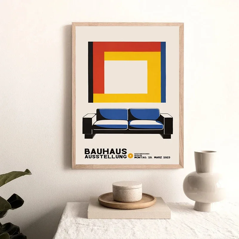 Минималистичный плакат Баухаус