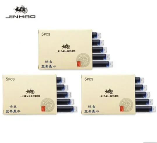 

5/10/15 шт. Jinhao цветной чернильный картридж сменный блок для авторучки чернила для авторучки чернила офисные школьные принадлежности студенческие канцелярские принадлежности