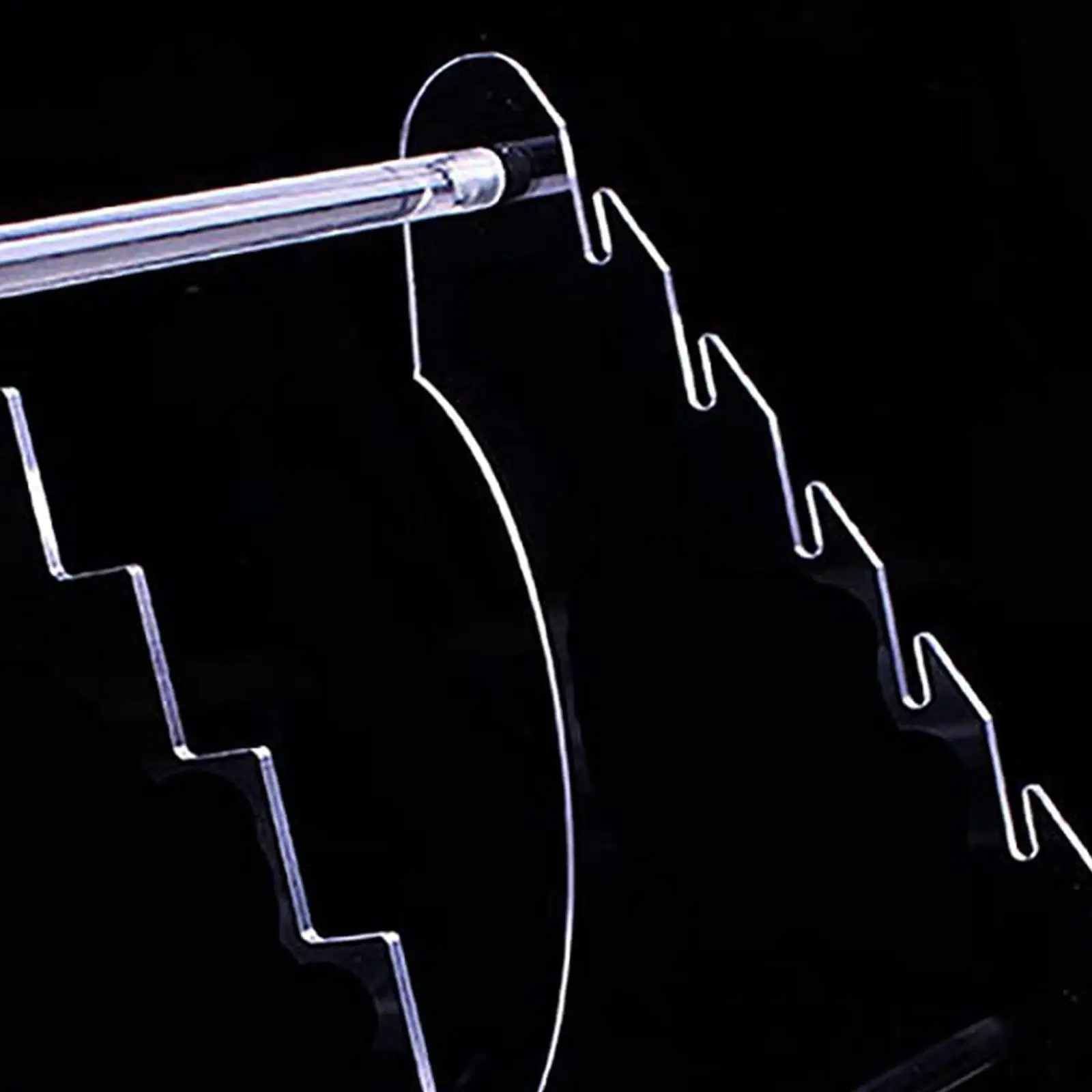 Акриловая настольная подставка для ножей Прозрачная с 8 слоями любителей спорта