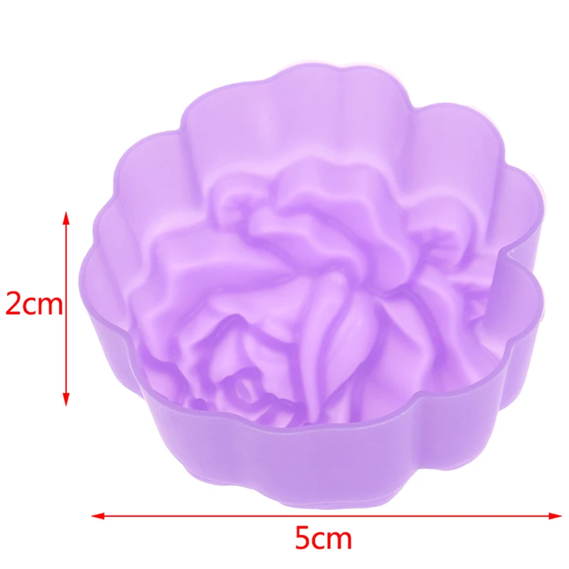 12 шт. силиконовые формы для маффинов 5 см