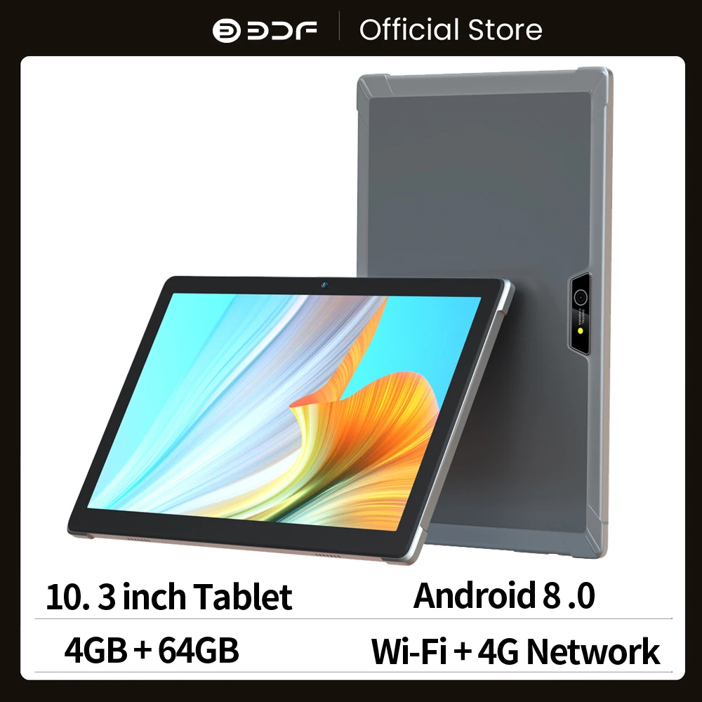 Global BDF 10.3 Inch Android Tablet Pc Pad 4GB + 64GB Ten Core Sim Card 3G 4G LTE WiFi IPS LCD Tablet Russian local delivery