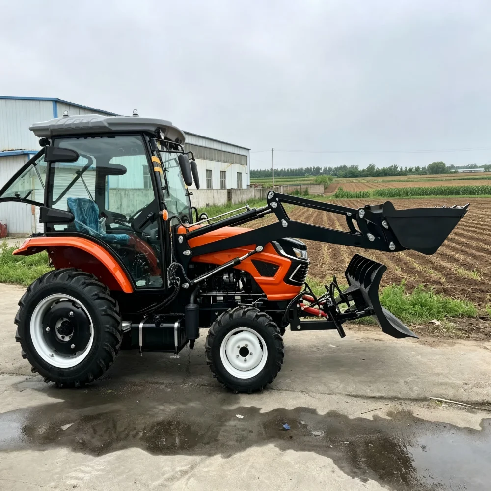 Фото Сельскохозяйственный колесный трактор 50 л.с. 4WD для малых семейных фермерских хозяйств №4