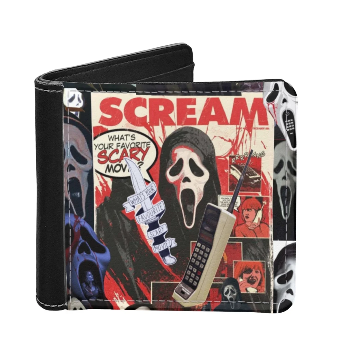 

Scream Season Male Purses Custom Designer Wallets Leisure Durable Money Clip Wallets for Women Handbags Trends 2023 New Monedero