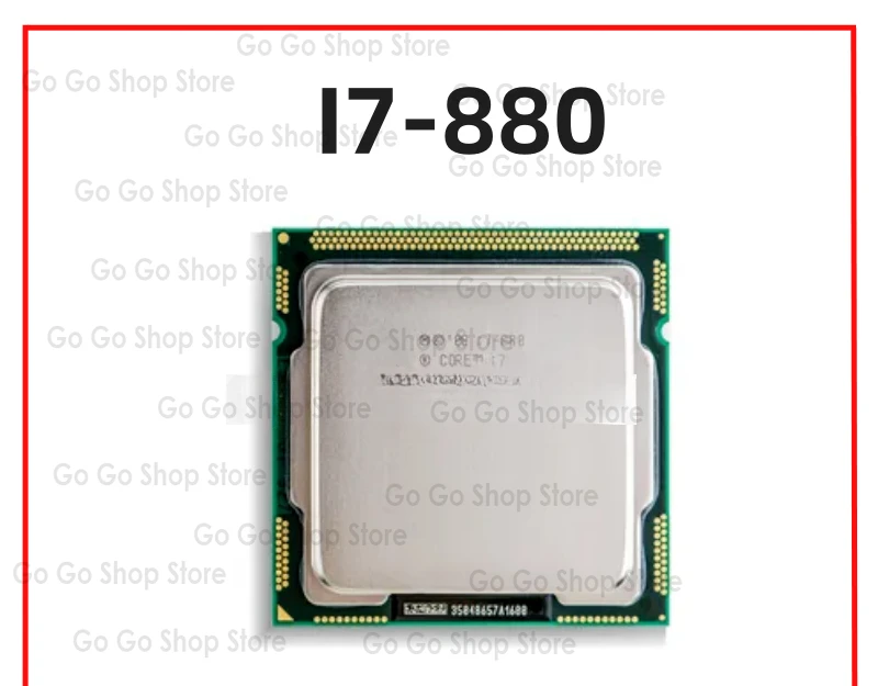 Фото I7-880 для основного процессора CPU3,06 ГГц, 45 нм, 95 Вт, LGA 1156, процессор Inter i7 №1