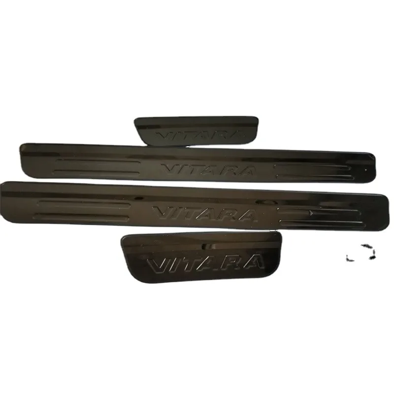 

4 шт./комплект, Защитная Наклейка на порог, из нержавеющей стали