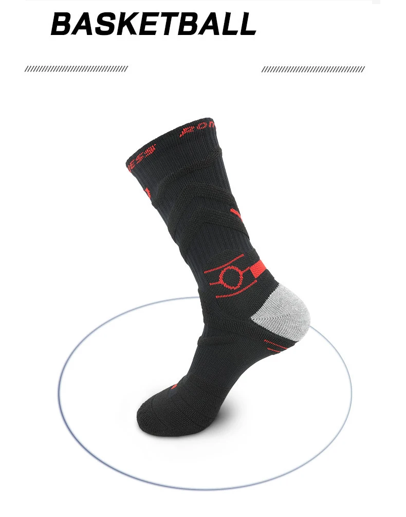 Basketball Ball Men Women Cycling Sock Running Sock Combat Elite Basketball Socks Stockings Basketball Thick Towel Sports Socks