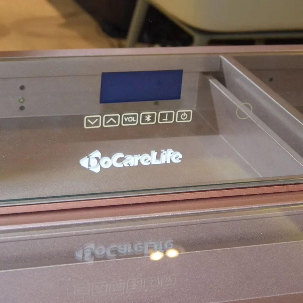 Мебель для макияжа туалетный столик искусственная кожа с подсветкой зеркала