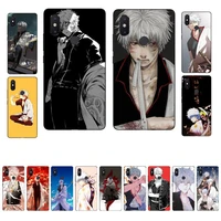 maiyaca japanese comics gintama gintoki sakata phone case for xiaomi mi 8 9 10 lite pro 9se 5 6 x max 2 3 mix2s f1