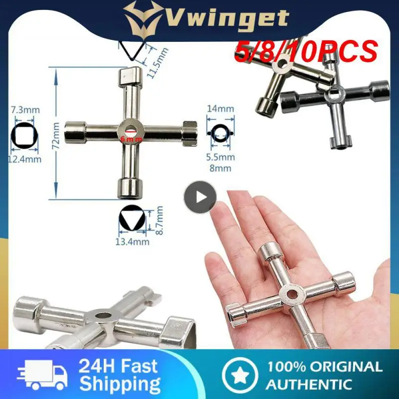 

5/8/10PCS Can Be Used In Different Areas. Key Wrench Convenient And Practical Made Of High-quality Zinc Alloy Material Durable