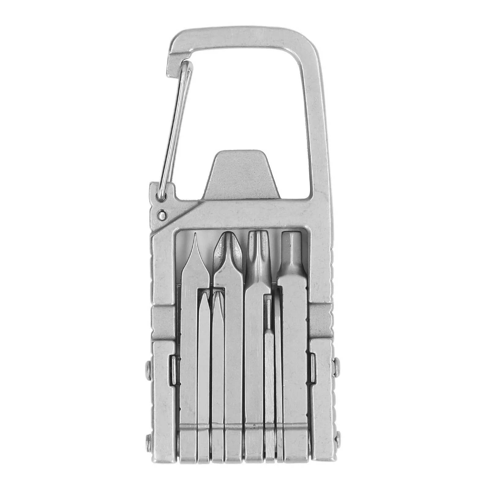 

Qiilu Многофункциональный инструмент 12 в 1 из нержавеющей стали