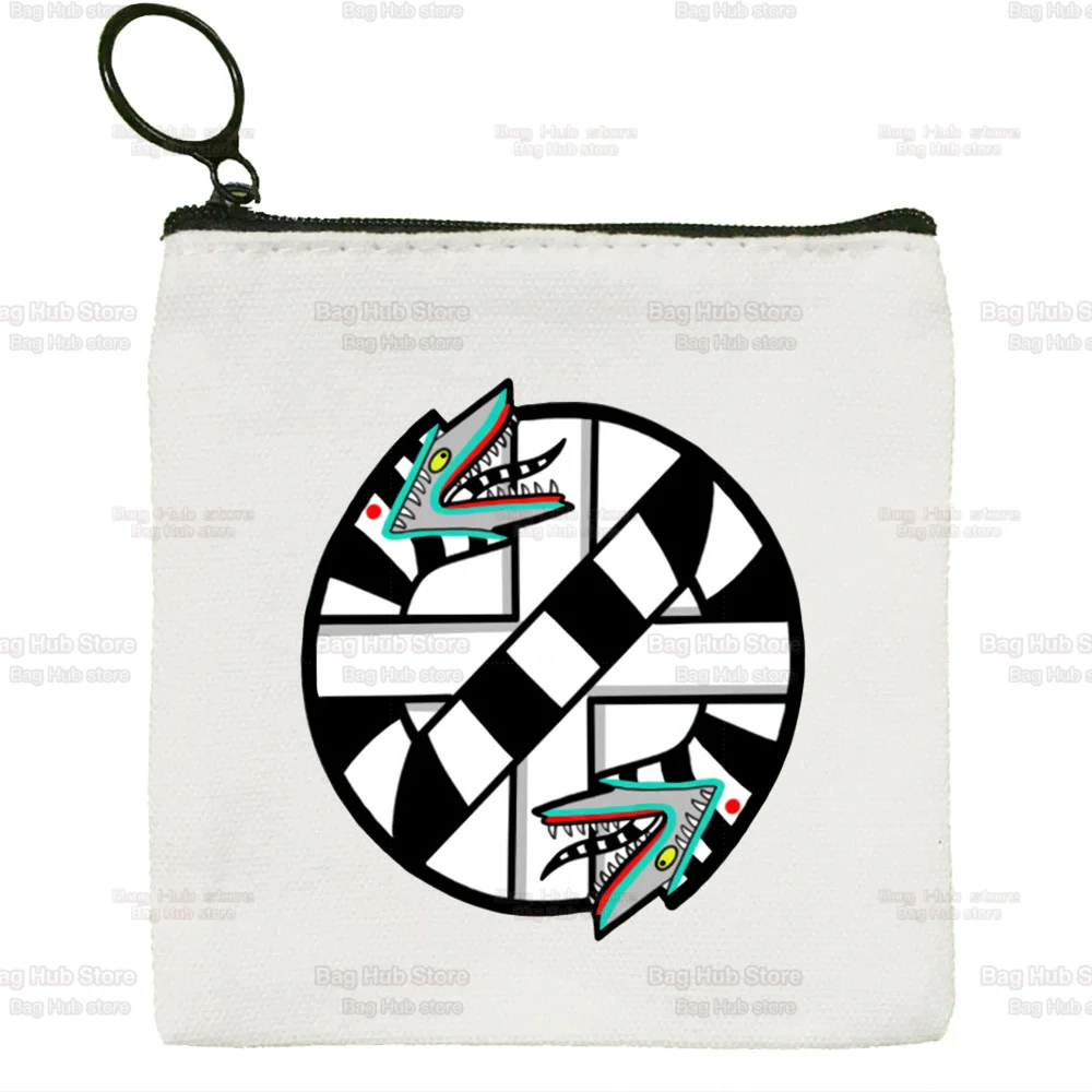 Beetlejuice Awesome Strange and Unusual Wallets Coin Pocket Vintage Male Purse Function Boy and Girl Wallet with Card Holders