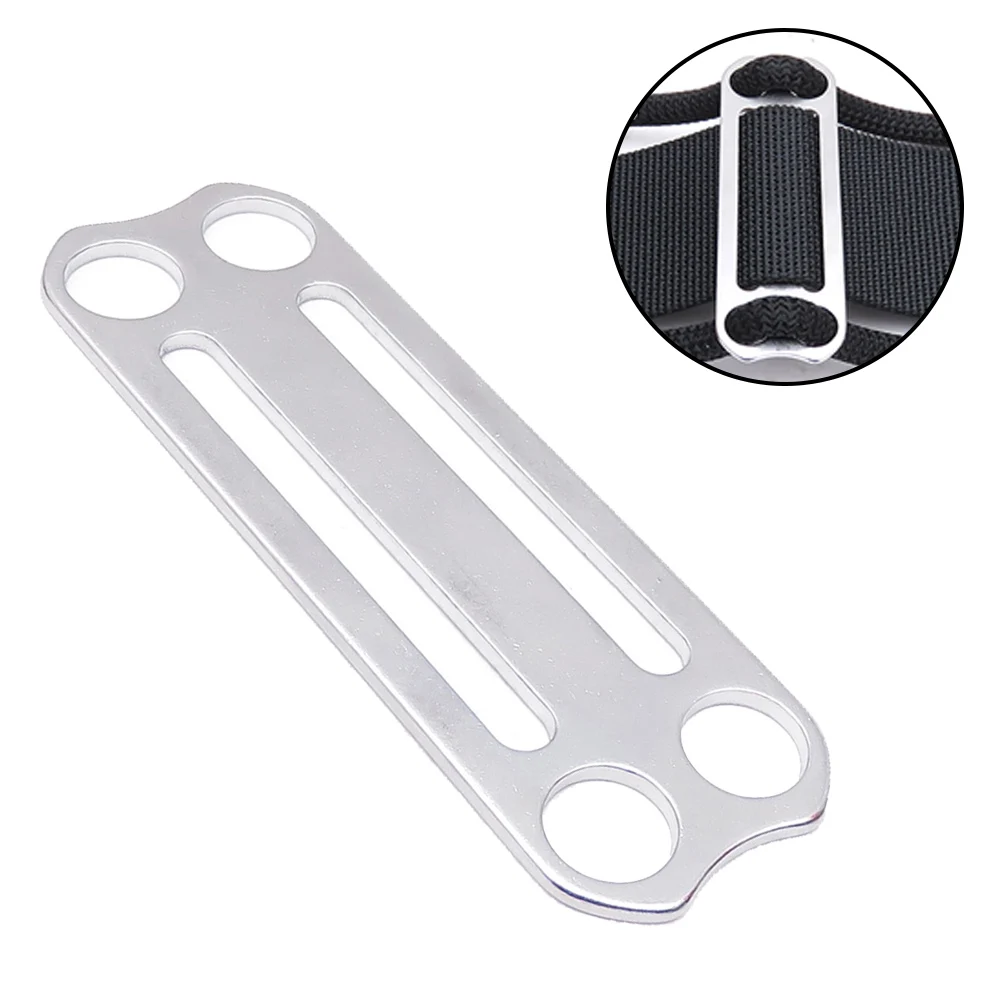 

Part Slide Keeper D-Ring Dive Diving Functional Harness Professional Retainer Scuba Silver Slide Keeper Practical
