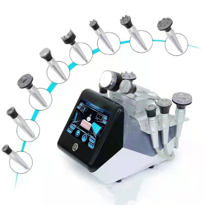 

Portable 8 In 1 Cavitation 40K Liposuction Wrinkle Removal Apparatus Facial Lifting Fat Dissolving Slimming Machine