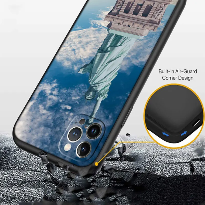 Чехол для телефона Статуя Свободы Samsung Galaxy Note 8 9 10 20 Ultra Lite Plus A03 A06 A16 M35 A11 M21 J7 J8 Prime Pro