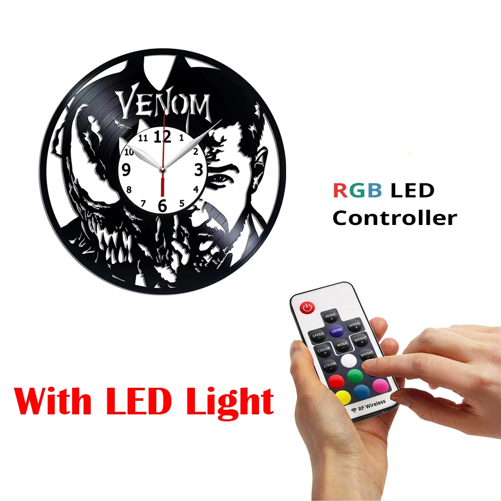 

Виниловые настенные часы в стиле ретро, комнатные художественные винтажные подарочные комиксы в стиле ретро, подарок на день рождения для м...