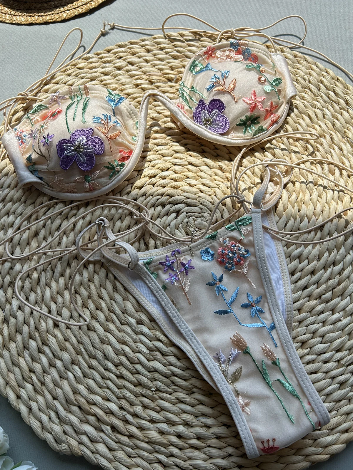 Бикини BRRMQQ Пуш-ап Нейлон/Спандекс