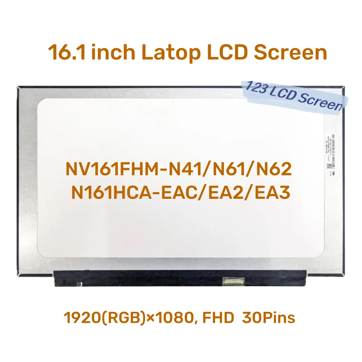 15,6-дюймовая тонкая Φ матрица светодиодный/N62 NV161FHM-N41/EA2/EA3, ЖК-экран для ноутбука, дисплей 16,1*1920 P FHD IPS 60 Гц