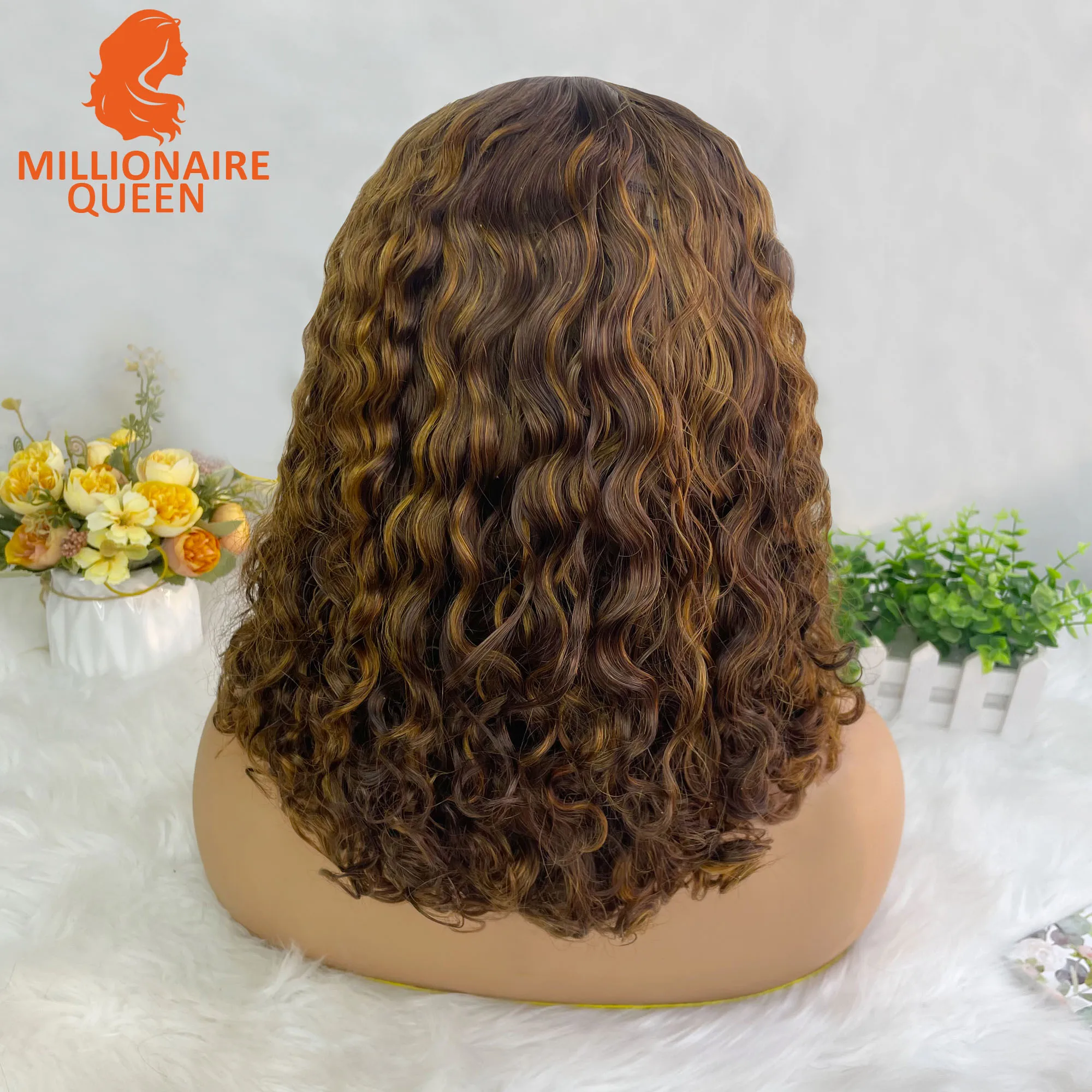 Надувные супер двойные волосы Vietname итальянская волна 4x4 боб парик с 100%