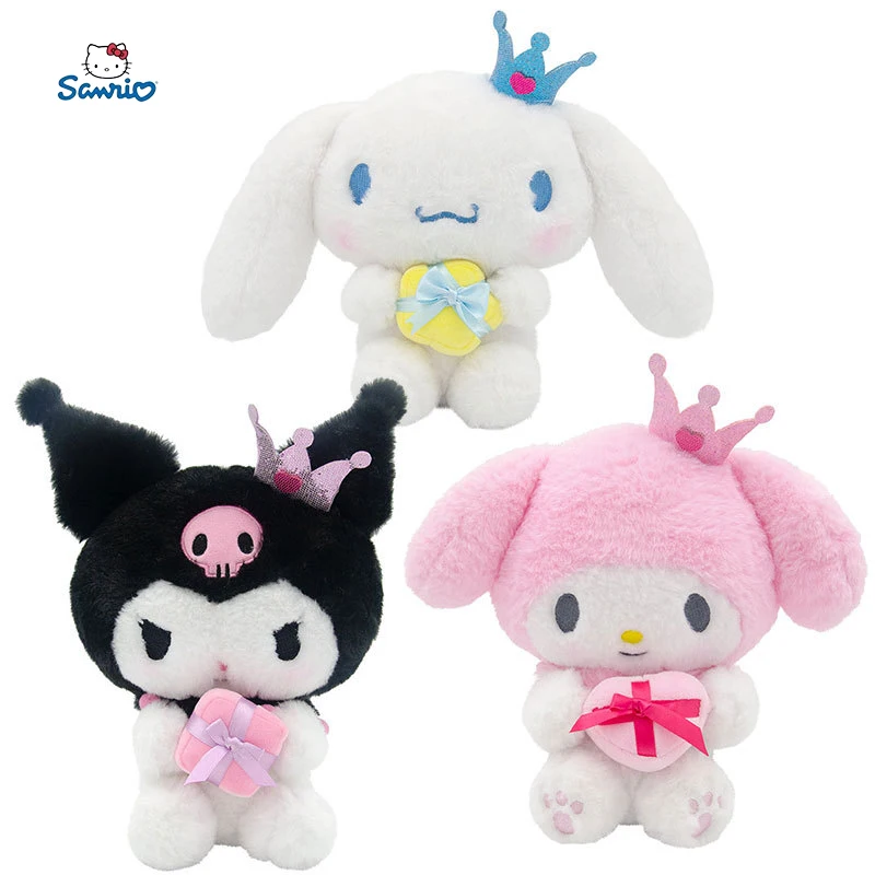 

3 Styles Sanrio Series Plush Toy Kuromi My Melody Cinnamoroll Kawali Cartoon Anime Children's Soft Doll Birthday Christmas Gifts