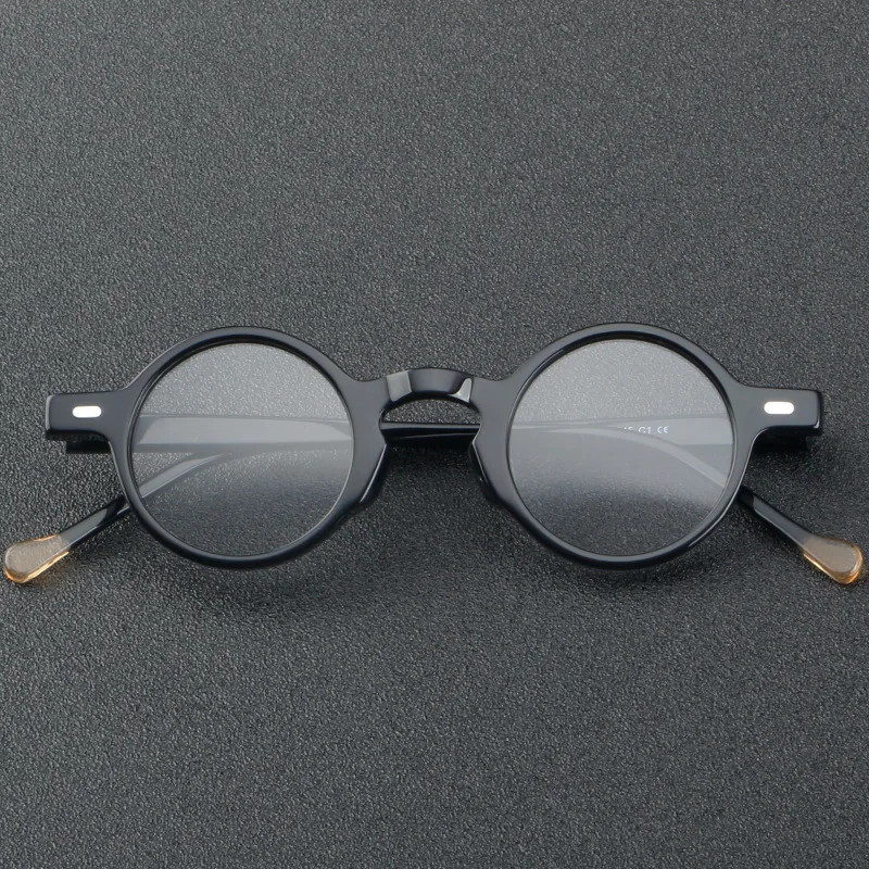 Оправа для очков близорукости VCKA с ацетатными линзами мужчин и женщин маленькие