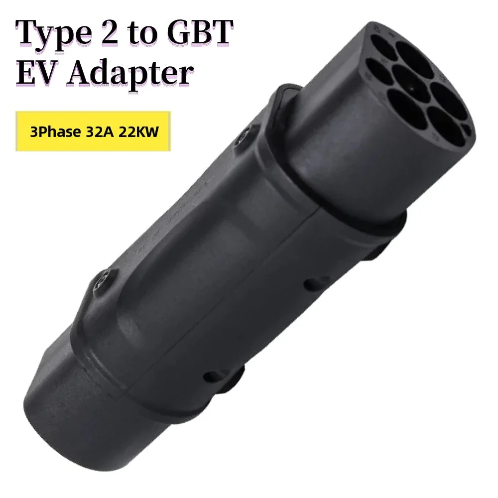 

Type2 To GB/T EV Adapter IEC 62196 Charging Station Convertor 32A 3Phase Type 2 GBT EVSE Charger