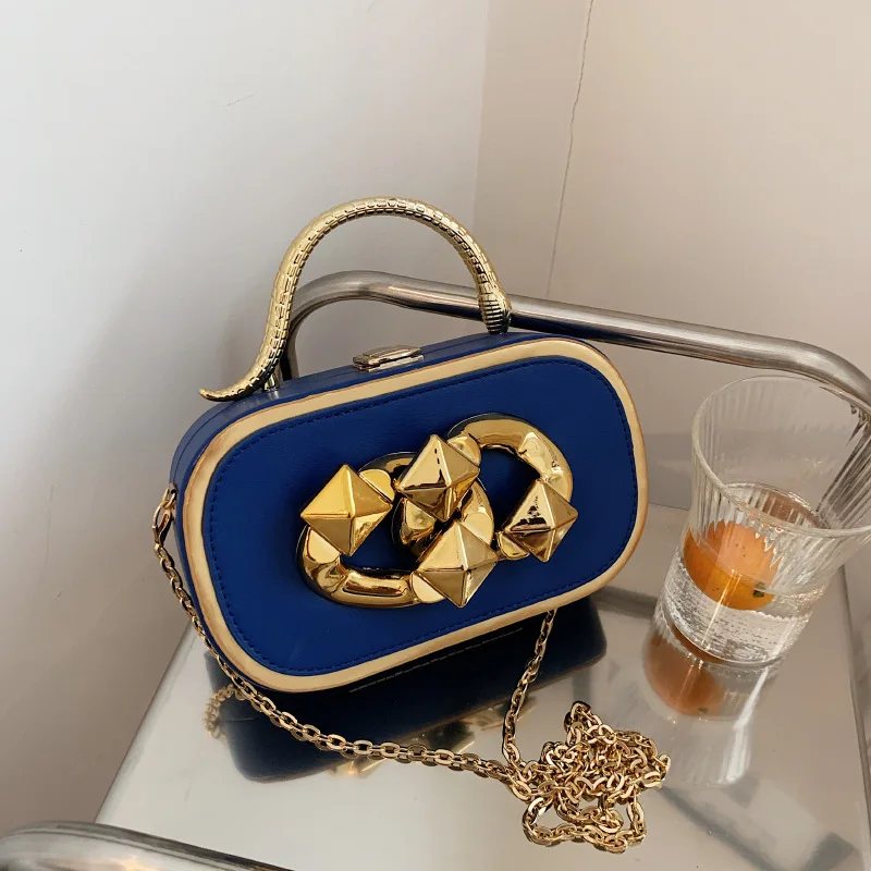 

Стильный вечерний клатч с металлической ручкой, женский клатч 2022, Роскошный кошелек в стиле ретро для свадебной вечеринки, женская сумка че...