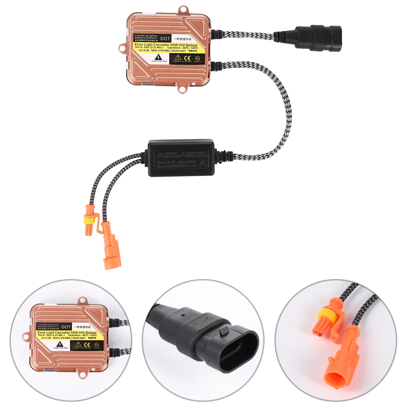 

55W High Intensity Discharge Xenon Lamp Ballast DC Auto Parts Stabilizer Vehicle Car Headlamp