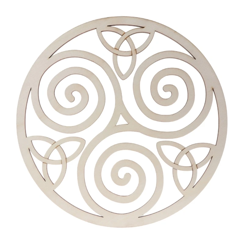 

Деревянные Спиральные узлы, подвесное украшение, деревянные подвесные Подвески для дома, улицы, сада, двора, декоративный подарок