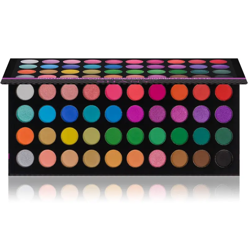 

Бутик 40 цветов неоновые сильно пигментированные стойкие матовые мерцающие неоновые тени для век Палитра