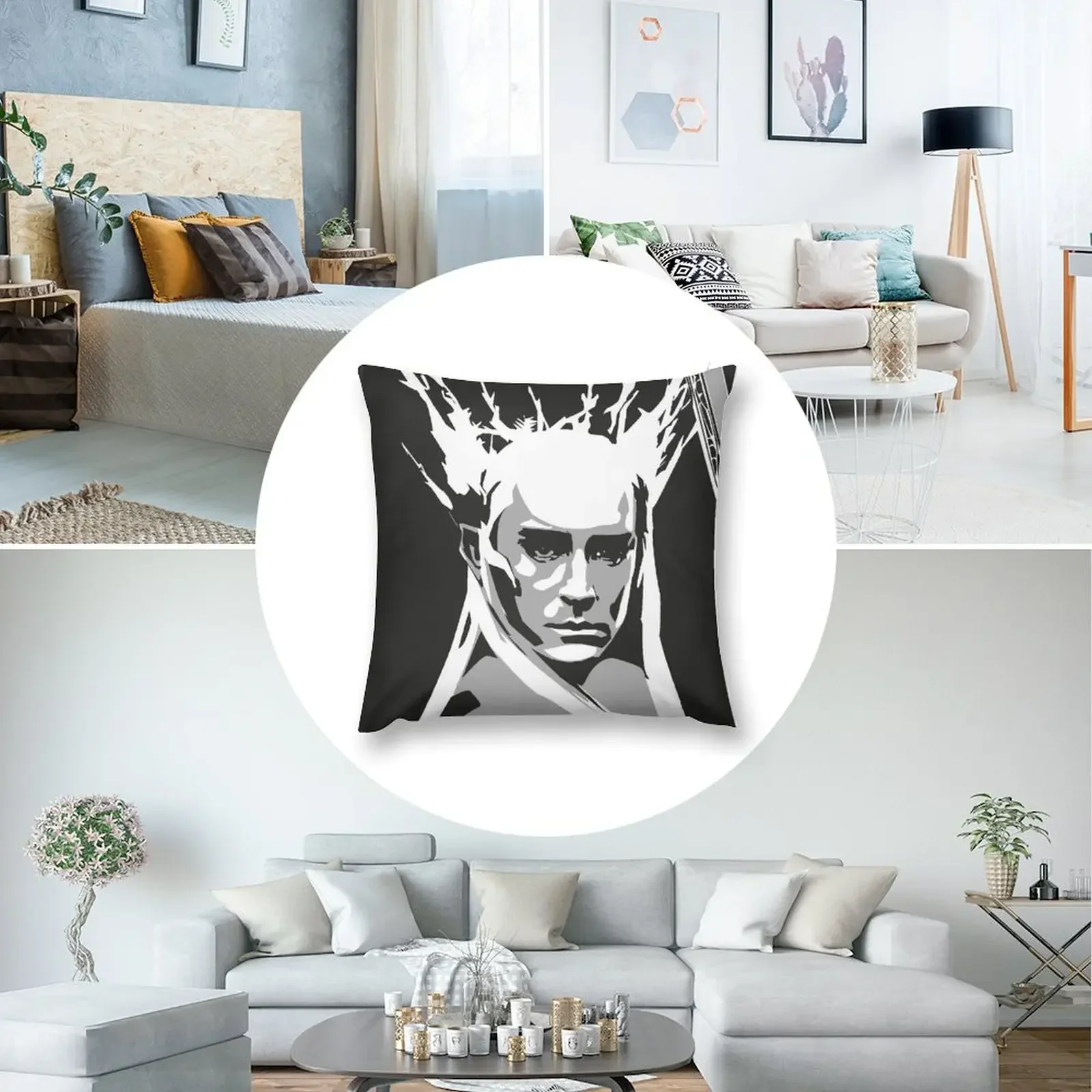 Векторная иллюстрация Thranduil декоративная подушка наволочки подушки для кровати