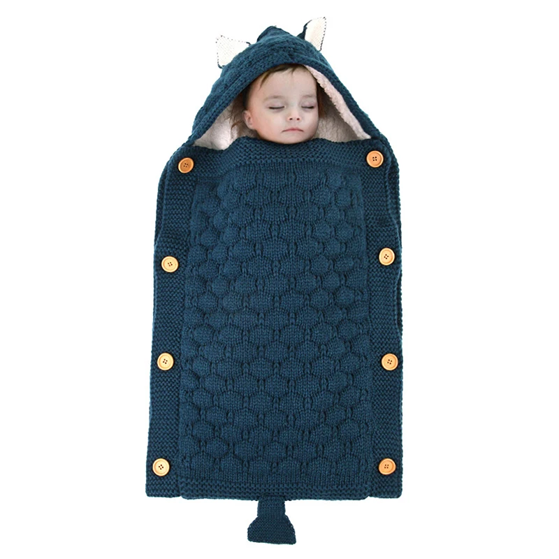 

Baby Sleeping Bags Envelopes Newborn Bebes Swaddle Wrap Sleepsacks For Stroller 70*40cm Infant Kids Accessories Cartoon Fox 0-6M