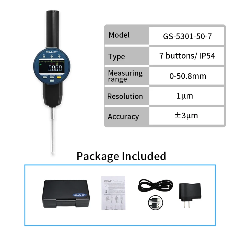 

Электронный индикатор SHAHE 1 мкм