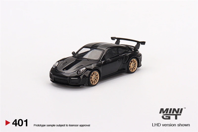 

MINI GT 1:64 911(991) GT2 RS Weissach Package Black LHD Diecast Model Car