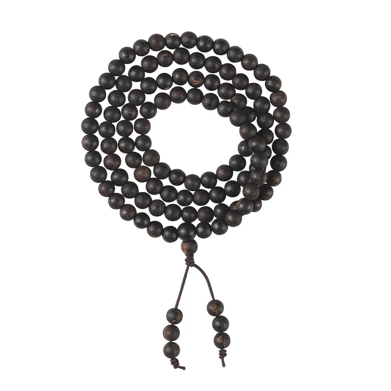 Ожерелье из натурального пуха Kinnan кольцо с настоящим ароматом 108 старое черное