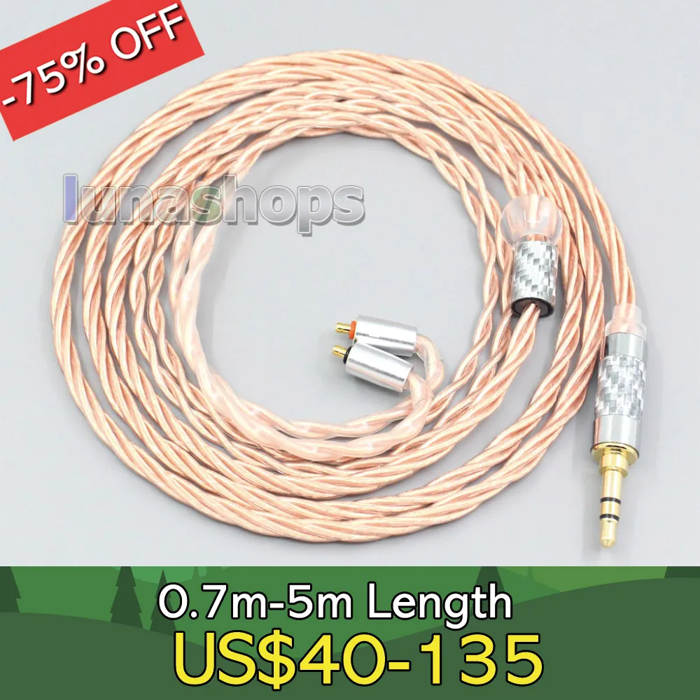 

Silver Plated OCC Shielding Coaxial Earphone Cable For UE Live UE6 Pro Lighting SUPERBAX IPX LN007187