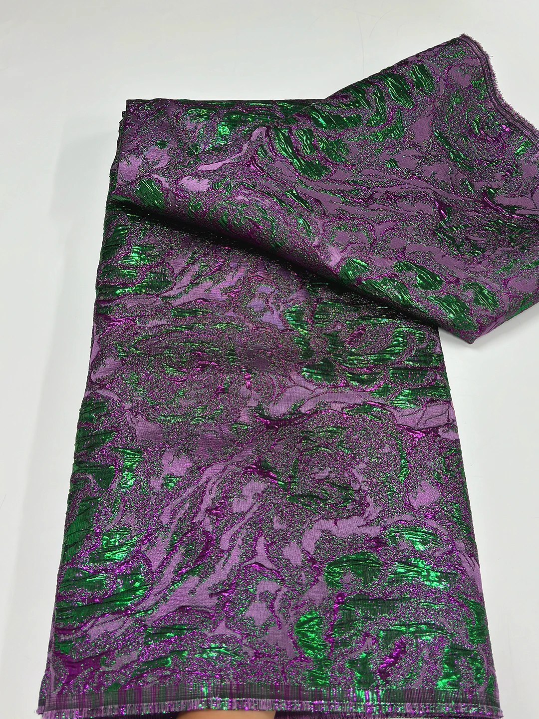 Африканский тюль кружевная ткань 2024 атлас нигерийский жаккардовый текстиль для