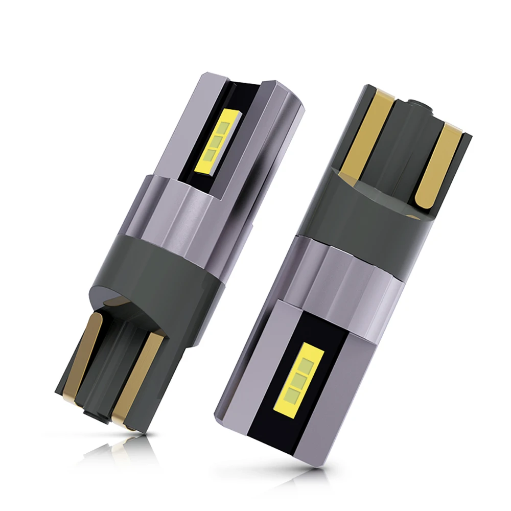 

2X Newest T10 W5W 194 168 Canbus LED Lights Car Interior Bulbs No Error For Dome Reading Lamp DRL Parking Light 12V White Amber
