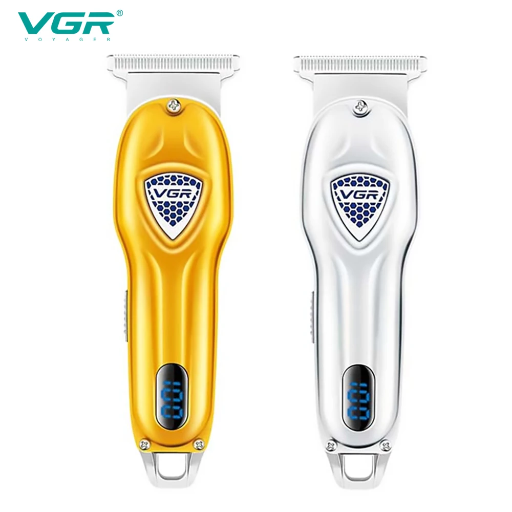 

VGR Professional Hair Cutting Machine Retro Metal Electric Hair Clipper For Men Mini Hair Trimmer Machine USB Rechargeable V-902