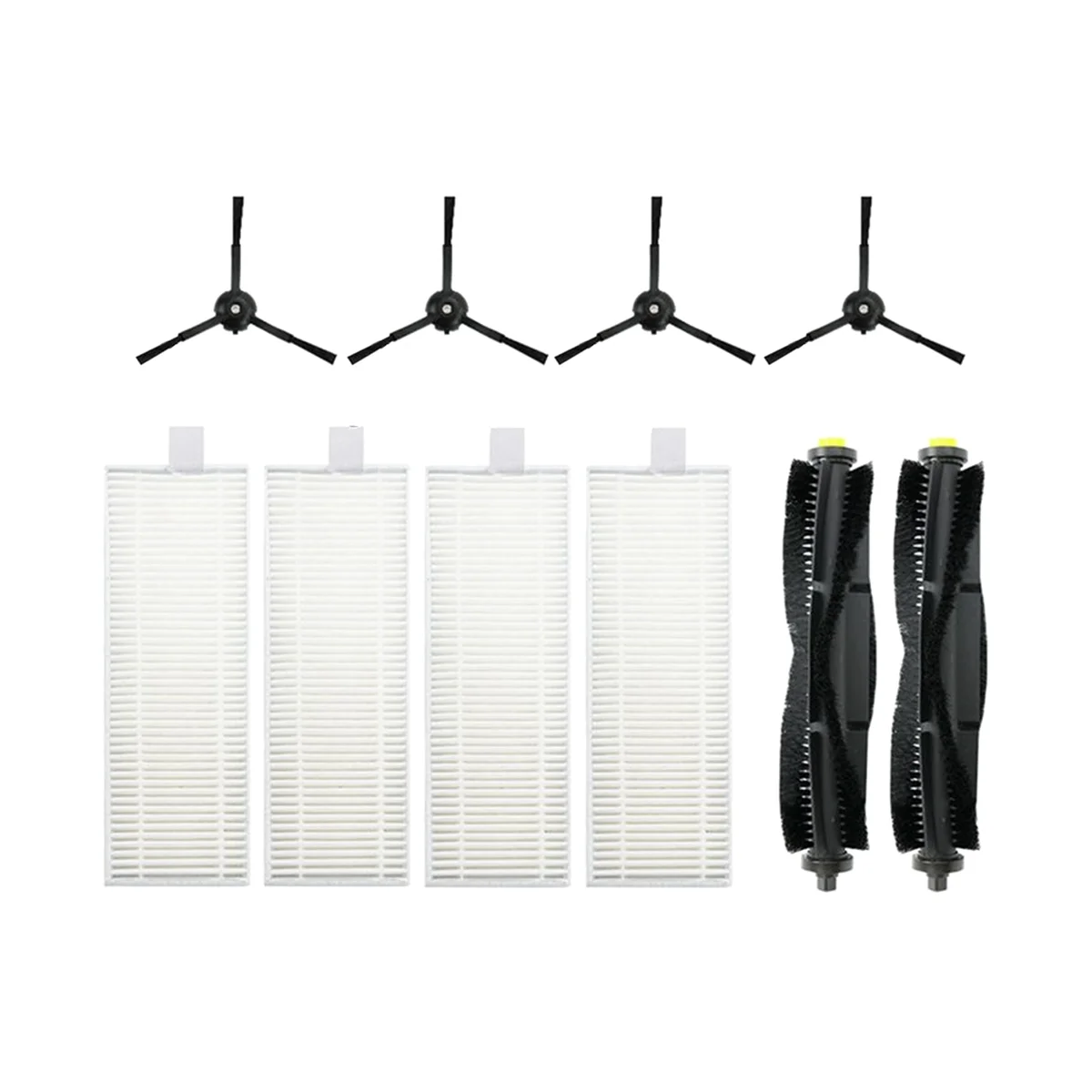 

Roller Brush Side Brush Filter for Qihoo 360 S10 X100 Max Robotic Vacuum Cleaner Accessory Spare Part