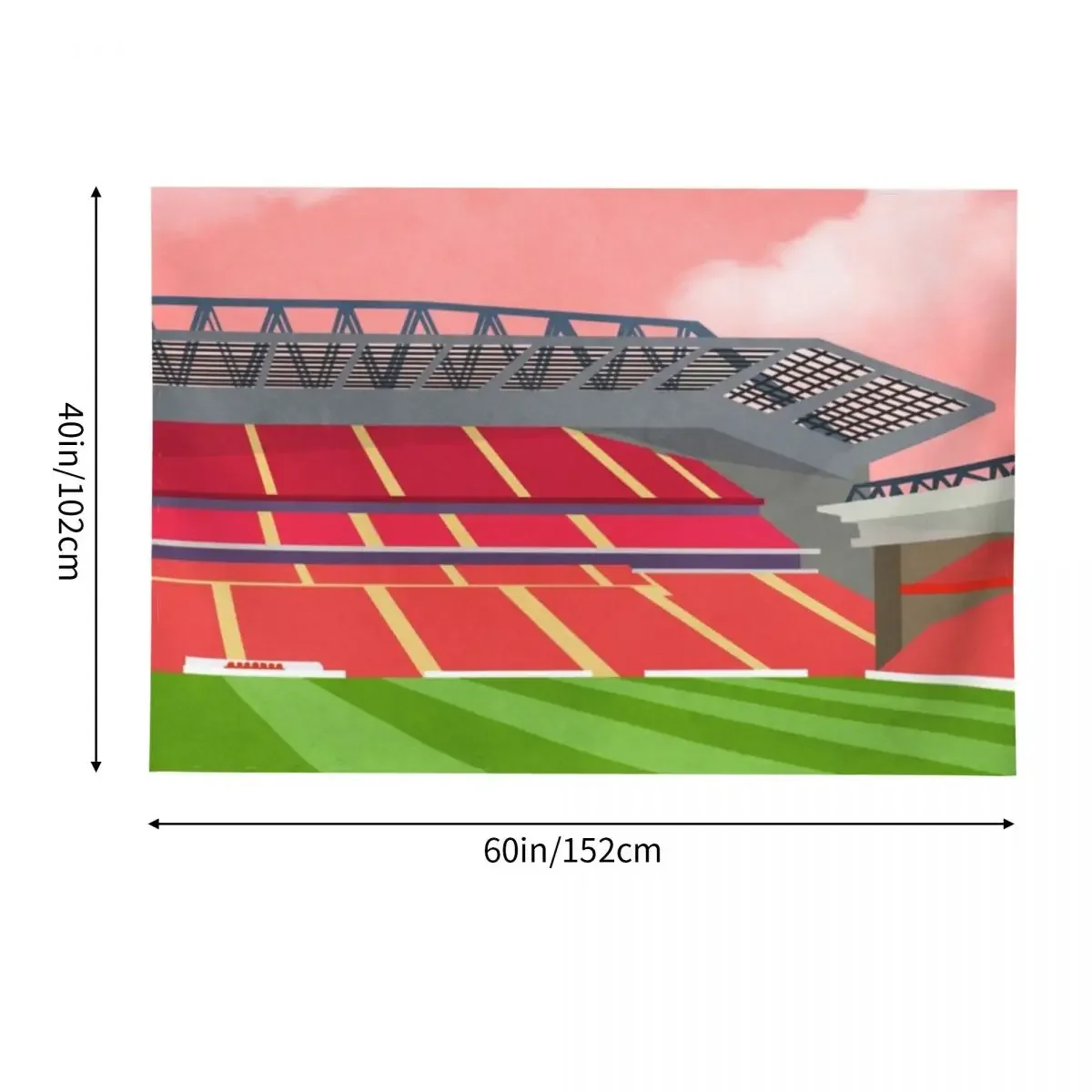 Анфилд гобелен обои спальня Настенный декор аниме комнаты Декор