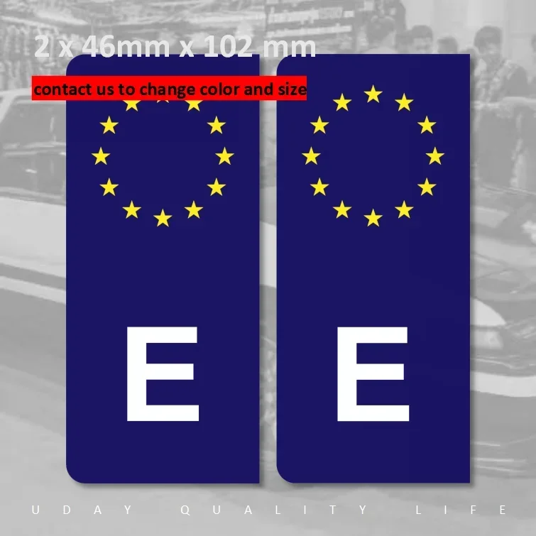 Испанская электронная Автомобильная номерная табличка EU VRI автомобильная