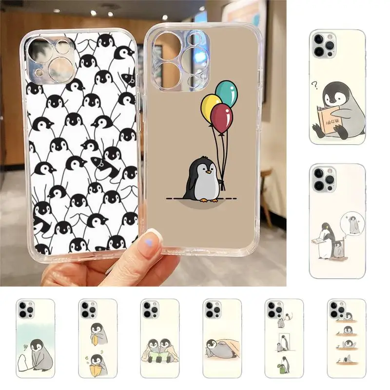 

Cartoon Penguin Phone Case For Iphone 7 8 Plus X Xr Xs 11 12 13 Se2020 Mini Mobile Iphones 14 Pro Max Case